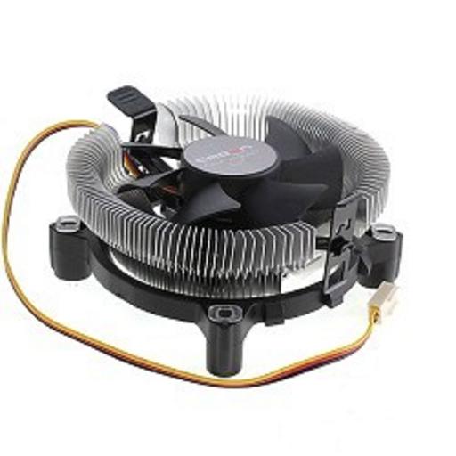 CROWN Кулер для процессора CM-80 (Для Intel и AMD, TDP до 65 Ватт, коннектор 3 pin, Низкая посадка радиатора, Гидродинамическии? подшипник, Размер: 115*103*42 мм, в белой упаковке) (OEM) фото 1