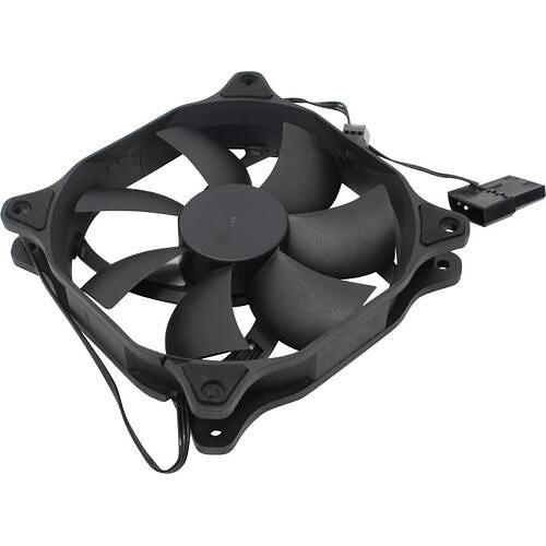 Powercase Вентилятор (PF12-B1) 120x120x25mm (100шт./кор, 3pin + Molex, 1200±10% об/мин) Bulk фото 1