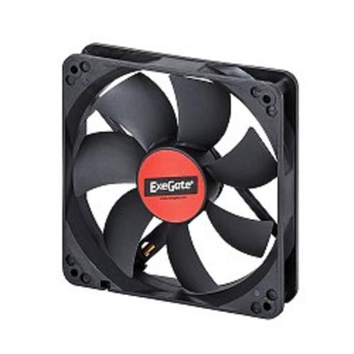 Exegate EX241638RUS Вентилятор ExeGate Mirage-S 140x140x25 подшипник скольжения, 1200 RPM, 25dB, 3pin фото 1