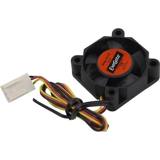 Exegate EX281210RUS Вентилятор ExeGate Mirage-S 30x30x10 подшипник скольжения, 8000 RPM, 23, 3pin фото 1