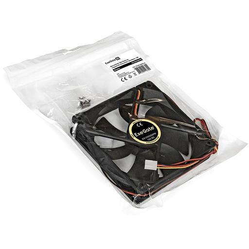 Exegate EX283389RUS Вентилятор ExeGate EX12025S3PM, 120x120x25 мм, подшипник скольжения, 3pin+Molex, 1200RPM, 25dBA фото 5