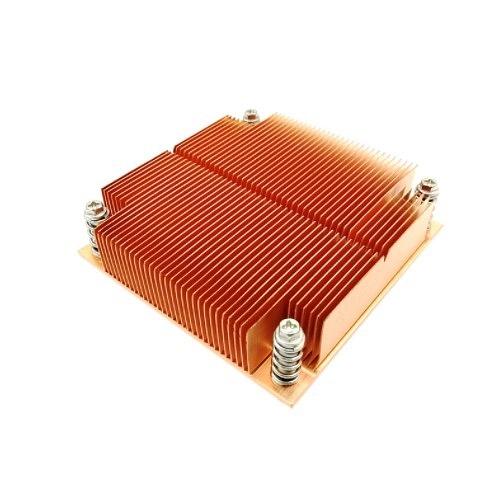 Exegate EX286163RUS Радиатор для процессора ExeGate ESNK-0047.1U.2011/2066.Cu (Медный, socket LGA2011/2066, TDP 100W, 435г, на винтах, с термопастой, Retail box) фото 1