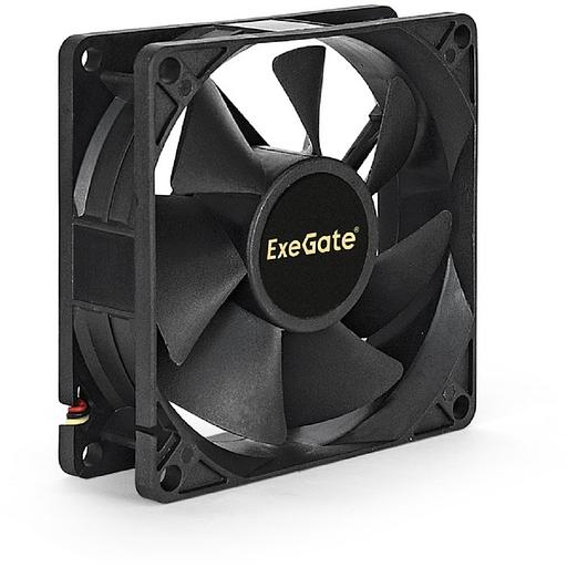 Exegate EX283376RUS Вентилятор ExeGate ExtraSilent ES08025H3P, 80x80x25 мм, Hydraulic bearing (гидродинамический), 3pin, 1800RPM, 21dBA фото 1