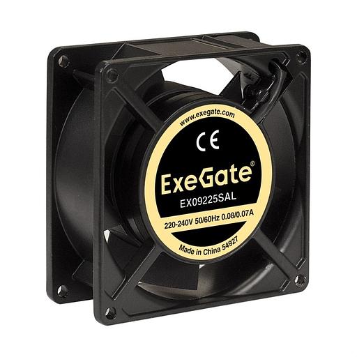 Exegate EX289005RUS Вентилятор 220В ExeGate EX09225SAL (92x92x25 мм, Sleeve bearing (подшипник скольжения), подводящий провод 30 см, 2500RPM, 34dBA) фото 1