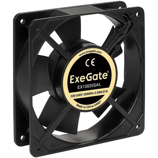 Exegate EX289015RUS Вентилятор 220В ExeGate EX12025SAL (120x120x25 мм, Sleeve bearing (подшипник скольжения), подводящий провод 30 см, 2100RPM, 32dBA) фото 1