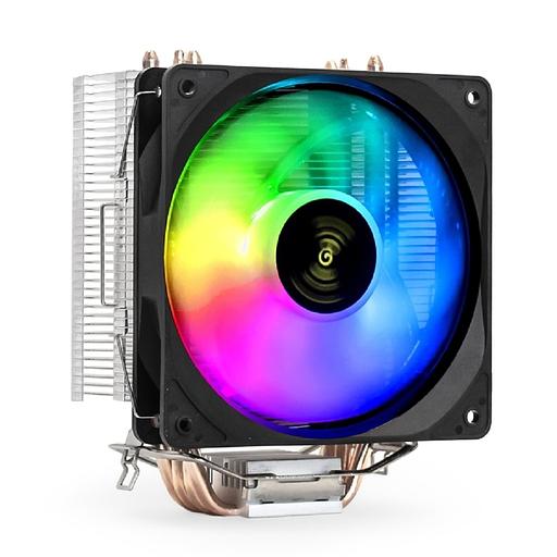 Exegate EX293655RUS Кулер ExeGate Wizard EXX400V2-PWM.FRGB {(Al+Cu, 4 тепл.трубки,LGA775/1150/1151/1155/1156/1200/1700/AM2/AM2+/AM3+/AM4/FM1/FM2/754/939/940, TDP 140W, Fan 120mm, PWM, 800-2400RPM} фото 1