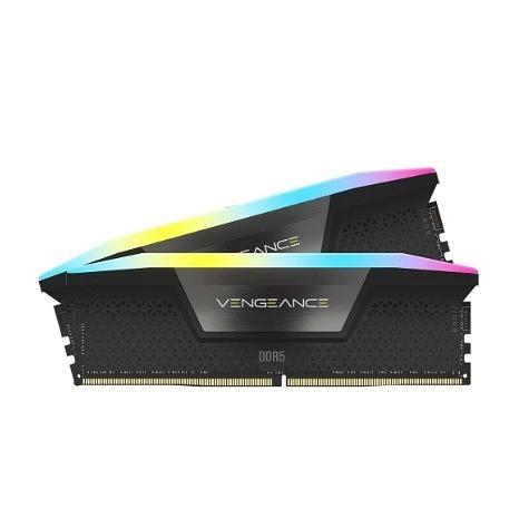 Память DDR5 2x16Gb 5600MHz Corsair CMH32GX5M2B5600C40K Vengeance RGB RTL PC5-44800 CL40 DIMM 288-pin 1.25В с радиатором фото 1