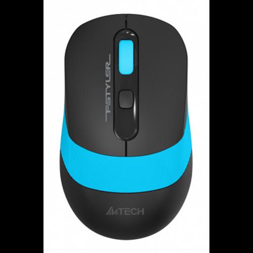 Мышь A4Tech Fstyler FG10S черный/синий оптическая (2000dpi) silent беспроводная USB для ноутбука (4b фото 1