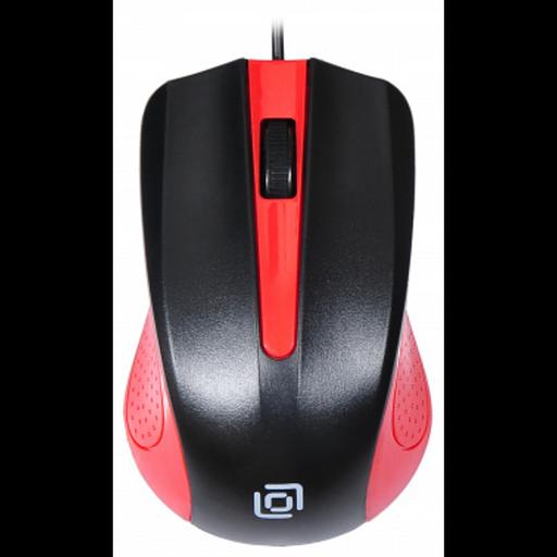 Oklick 225M черный/красный Мышь оптическая (1200dpi) USB (3but) [288237] фото 2