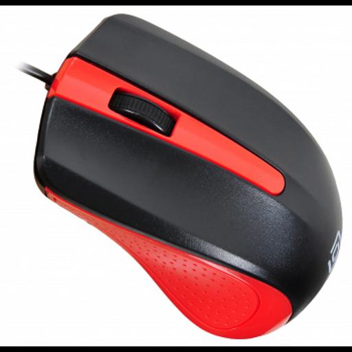 Oklick 225M черный/красный Мышь оптическая (1200dpi) USB (3but) [288237] фото 5