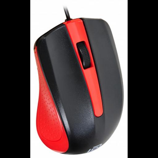 Oklick 225M черный/красный Мышь оптическая (1200dpi) USB (3but) [288237] фото 6