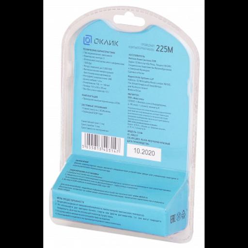 Oklick 225M черный/красный Мышь оптическая (1200dpi) USB (3but) [288237] фото 8