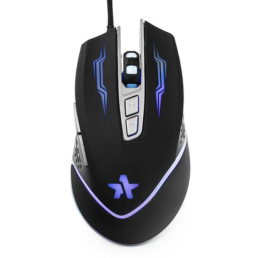 Гарнизон Мышь игровая GM-730G, "Астерион", код "Survarium", USB, чип Х3, черн., софт тач, 2400 DPI фото 1