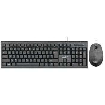 CBR KB SET 711 Carbon, Комплект (клавиатура + мышь) проводной, USB, поверхность "под карбон", длина кабеля 1,8 м; клавиатура: полноразмерная, 104 кл.; мышь: оптич., 1200 dpi, 3 кн. и колесо прокрутки фото 1