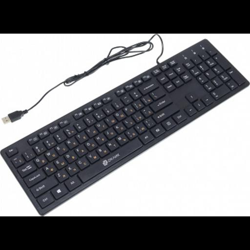 Клавиатура Oklick 520M2U черный/черный USB slim Multimedia [1061587] фото 1
