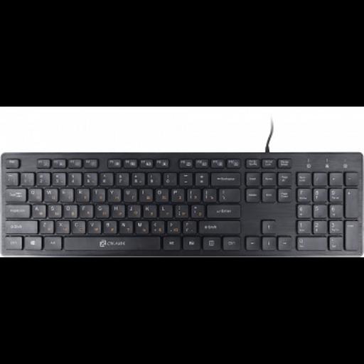 Клавиатура Oklick 520M2U черный/черный USB slim Multimedia [1061587] фото 6