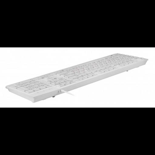 Клавиатура Oklick 505M белый USB slim {1196547} фото 6