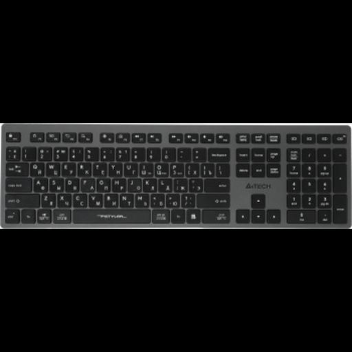 Клавиатура A4Tech Fstyler FBX50C серый USB беспроводная BT/Radio slim Multimedia (FBX50C GREY) фото 5