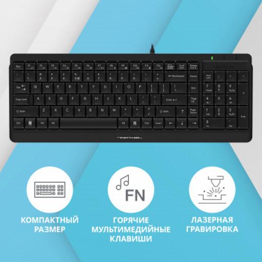 Клавиатура A4Tech Fstyler FK15 черный USB (FK15 BLACK) фото 2