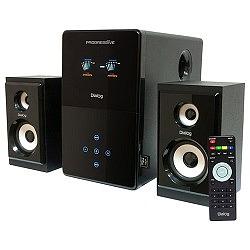 Dialog Progressive AP-220 BLACK {2.1, 30W+2*12W RMS, USB+SD reader} фото 1
