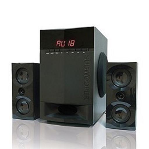 Dialog Progressive AP-230 BLACK {акустические колонки 2.1, 35W+2*15W RMS, Bluetooth, USB+SD reader} фото 1