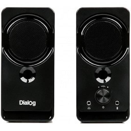 Dialog Stride AST-22UP - акустические колонки 2.0, 8W RMS, Phone Out, Mic In, черные, питание от USB фото 1