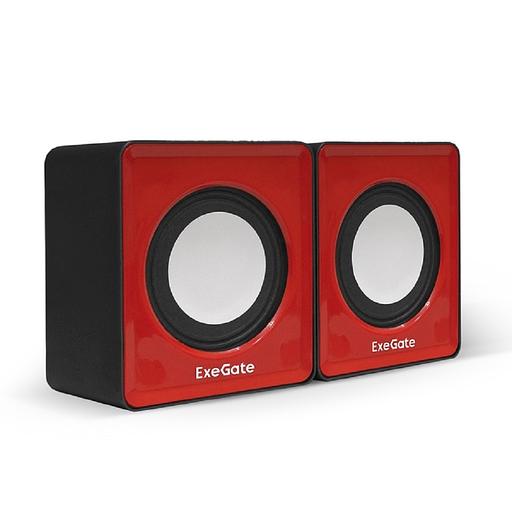 Exegate EX289920RUS Акустическая система 2.0 ExeGate Disco 140 Red (питание USB, 2х3Вт (6Вт RMS), 100-20000Гц, красный) фото 1