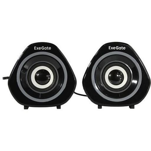 Exegate EX289680RUS Акустическая система 2.0 ExeGate Accord 210 (питание USB, 2х3Вт (6Вт RMS), 60-20000Гц, цвет черный, RGB подсветка) фото 1