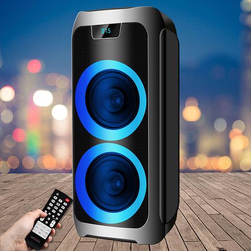 Ginzzu GM-211, Акустическая система Midi, RGB/BT/USB/TF/FM/ДУ фото 1