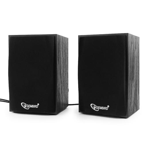 Акустич. система 2.0 Gembird SPK-201 {МДФ, черный,2х2,5 Вт,USB-питание} фото 2