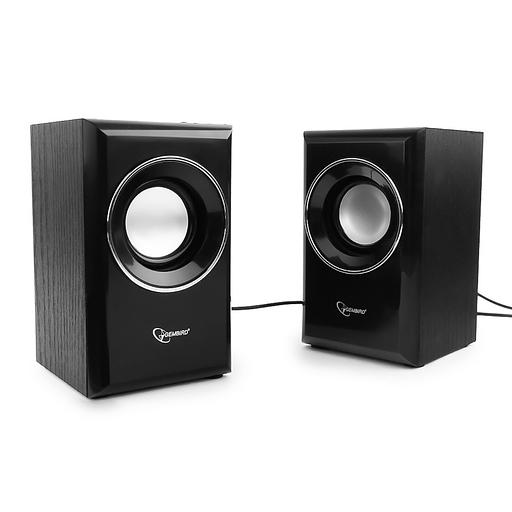 Акустич. система 2.0 Gembird SPK-204 {МДФ, черный,2х3 Вт,USB-питание} фото 1