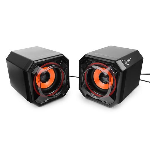 Акустич. система 2.0 Gembird SPK-405, пассив. излучатели, черный, 5 Вт, рег. громкости USB-питание фото 1