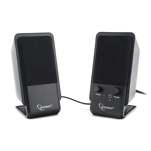 Gembird SPK-510, черный, 6 Вт, рег. громкости, разъём для наушников,USB-питание фото 1