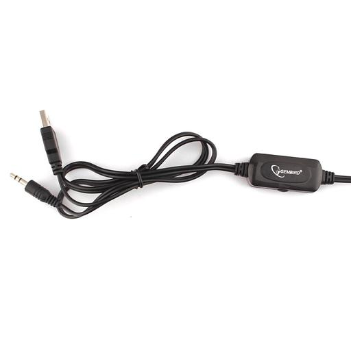 Gembird SPK-206, дерево, коричневый, 5 Вт, регулятор громкости, USB-питание фото 3