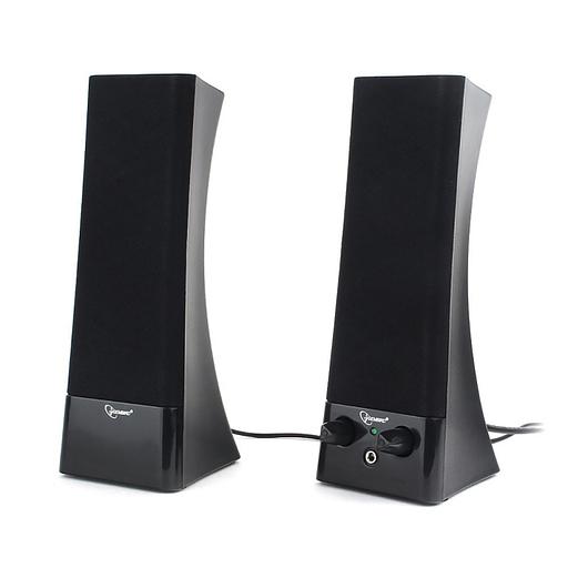 Gembird SPK-500, черный, 6 Вт, рег. громкости, разъём для наушников,питание 220 фото 2