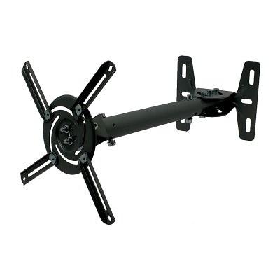 Wize WPB-B черный {Потолочные, Макс. крепежное расстояние 260х260, макс. вес нагрузки 12 кг, Наклон,поворот °+/-15, расстояние от стены/ потолка 43-64 см} фото 1