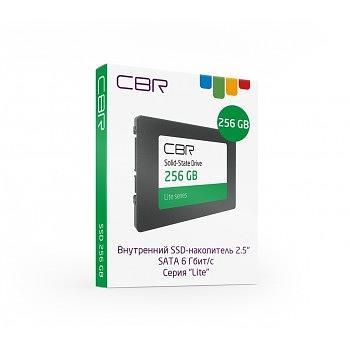 CBR SSD-256GB-2.5-LT22, Внутренний SSD-накопитель, серия "Lite", 256 GB, 2.5", SATA III 6 Gbit/s, SM2259XT, 3D TLC NAND, R/W speed up to 550/520 MB/s, TBW (TB) 128 фото 2