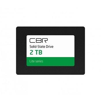 CBR SSD-002TB-2.5-LT22, Внутренний SSD-накопитель, серия "Lite", 2048 GB, 2.5", SATA III 6 Gbit/s, SM2259XT, 3D TLC NAND, R/W speed up to 550/520 MB/s, TBW (TB) 1000 фото 1