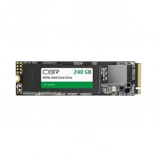 CBR SSD-240GB-M.2-LT22, Внутренний SSD-накопитель, серия "Lite", 240 GB, M.2 2280, PCIe 3.0 x4, NVMe 1.3, SM2263XT, 3D TLC NAND, R/W speed up to 2000/1300 MB/s, TBW (TB) 120 фото 1