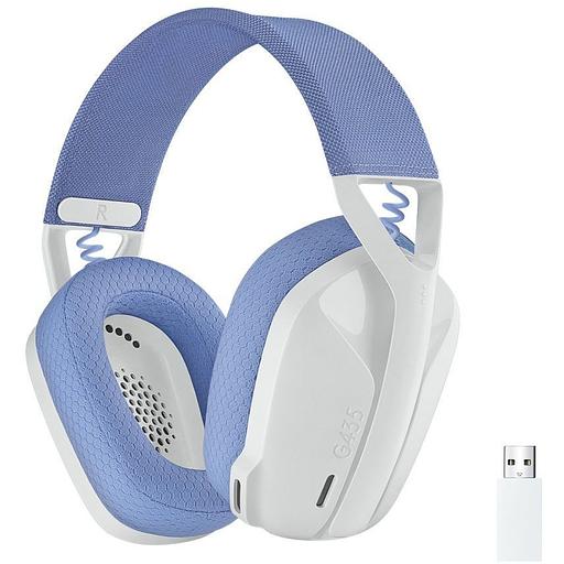 Logitech Headset G435 LIGHTSPEED Wireless Gaming WHITE - Retail фото 1