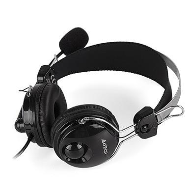 Гарнитура A4 HU-7P черный 2м накладные USB оголовье фото 3