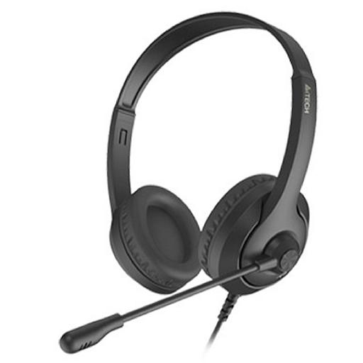 A4Tech Fstyler FH100 черный 2м накладные (FH100 (STONE BLACK)) фото 1