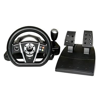 Dialog Игровой руль GW-135VR GranTourismo - эф.вибрации, 2 педали, рычаг ПП, PC USB фото 1