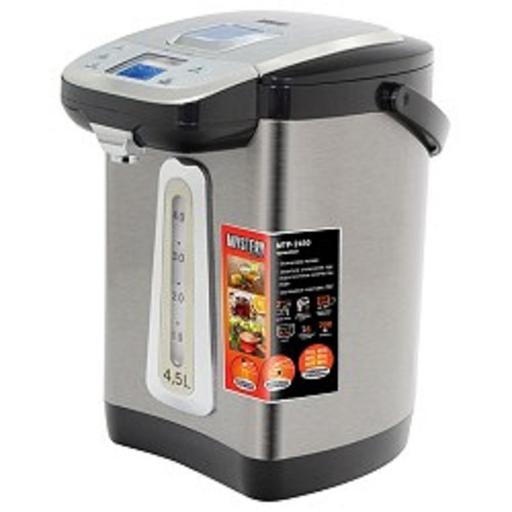 MYSTERY MTP-2450 Термопот, 4,5 л.,700 Вт, чёрный фото 1