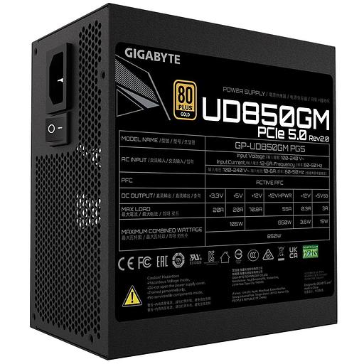 Блок питания Gigabyte 850Вт [GP-UD850GM PG5 V2] фото 3