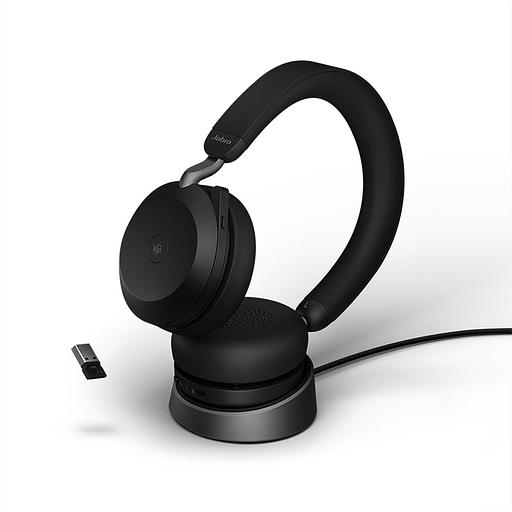 Беспроводная гарнитура Jabra Evolve2 75, Link380a MS Stereo Black (PN: 27599-999-999) фото 1