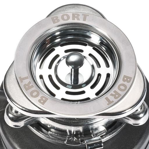 Bort Измельчитель пищевых отходов Alligator X {Мощность 560 Вт; Объем камеры 1100 мл; Мощность л.с. 0,75 Размер 224х160 мм; 12.4 кг; 23,5 x 30 x 28,5; гарантия 2 г} [93414707] фото 3