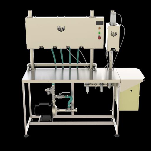 Полуавтомат розлива-укупоривания жидкостей в ПЭТ 0,33 – 6,0 л ПРУ-1000Г-МГ (4 головы, по времени переливом, с герметизацией) фото 3