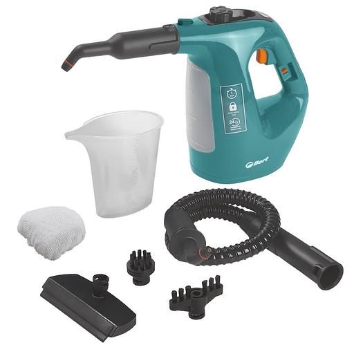 Bort Пароочиститель BDR-1500-RR {Мощность 1500 Вт;Температура пара 133 °С; Емкость бачка 350 мл;Размер 300x125x245 мм; 2,02 (2,02) кг; 34 x 14 x 28; гарантия 2 г} [93410747] фото 8