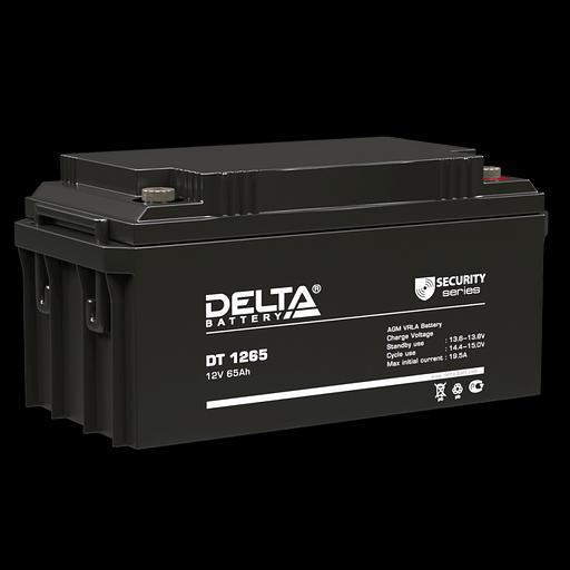 Delta DT 1265 (65 А\ч, 12В) свинцово- кислотный аккумулятор фото 1